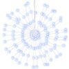 vidaXL Luces de Navidad de estrellas 140 LED blanco fr&iacute;o 17 cm