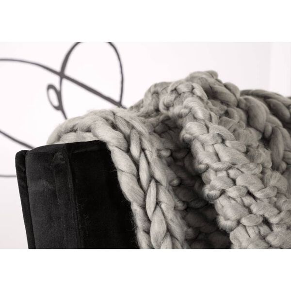 Venture Home Manta Kate acr&iacute;lico poli&eacute;ster gris claro 170x130 cm