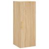 vidaXL Aparador de madera contrachapada roble Sonoma 34,5x34x180 cm