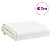 vidaXL Lona blanca &Oslash; 2 m 650 g/m&sup2;
