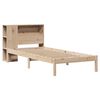 vidaXL Cama con estantería sin colchón madera maciza de pino 90x200 cm