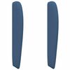 vidaXL Oreja de cabecero Azul 80 x 23 x 6 cm tela
