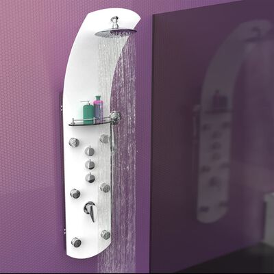 EISL Panel de ducha con grifo monomando KARIBIK blanco