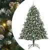 vidaXL &Aacute;rbol de Navidad artificial Verde 240 cm PVC, Pl&aacute;stico y Acero