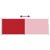 vidaXL Toldo lateral retr&aacute;ctil 160x500 cm rojo