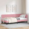 vidaXL Estructura de cama en esquina Rosa 100 cm x 200 cm Terciopelo