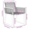 vidaXL Conjunto de Comedor de Jard&iacute;n 5 pcs Negro
