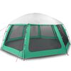 vidaXL Carpa para piscina con desmontables y paredes azul 612x612 cm