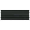 vidaXL Panel de techo 12 pcs Antracita 129 x 45 cm Acero galvanizado