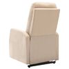 vidaXL Sill&oacute;n elevable tela crema