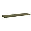 vidaXL Coj&iacute;n de banco SOEST 100% Poli&eacute;ster Verde oliva 160 x 40 x 5 cm