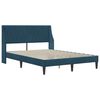vidaXL Estructura de cama con cabecera Azul 120 x 190 cm Terciopelo