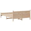 vidaXL Estructura de cama sin colch&oacute;n madera maciza de pino 120x190 cm