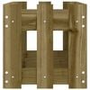 vidaXL Arriate elevado jard&iacute;n valla madera impregnada pino 150x30x30cm