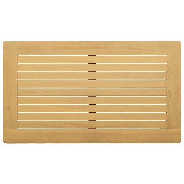 vidaXL Mesa de centro de jard&iacute;n madera maciza de acacia 70x40x36 cm