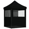 vidaXL Carpa de Fiesta Negro 200 x 200 x 306 cm Tela Oxford