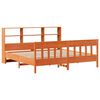 vidaXL Cama sin colchón madera maciza de pino marrón cera 180x200 cm