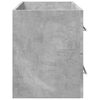 vidaXL Armario para lavabo contrachapada gris hormig&oacute;n 100x38,5x48 cm