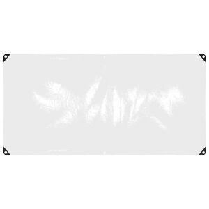 vidaXL Lona con ojales Transparente 1 x 2 m Polietileno