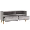 vidaXL Mueble de TV madera contrachapada gris Sonoma 100x34,5x44,5 cm