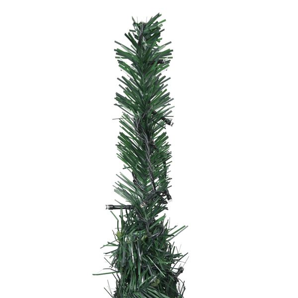 vidaXL &Aacute;rbol de Navidad emergente preiluminado con luces verde 210 cm