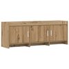 vidaXL Mueble de TV 130 x 33 x 47 cm Roble artisan