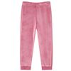 Pantalones de chándal infantiles color frambuesa 92