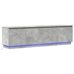 vidaXL Gabinete de TV Gris Concreto 180 x 38 x 49 cm