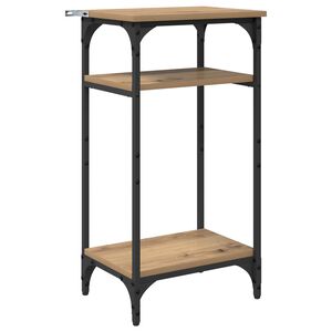vidaXL Mesa lateral Roble artisan 40 x 30 x 75 cm Madera de ingenier&iacute;a