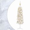 vidaXL &Aacute;rbol de Navidad artificial estrecho con bolas 150 cm 150 LED