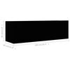 vidaXL Set de muebles de sal&oacute;n TV 2 pzas madera de ingenier&iacute;a negro