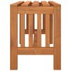 vidaXL Banco de jardín de madera maciza de eucalipto 80 cm