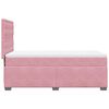 vidaXL Cama box spring con colch&oacute;n terciopelo rosa 80x200 cm