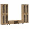 vidaXL Conjunto de mueble de TV FLORIN 3 pcs Roble artisan