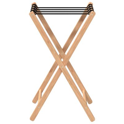 vidaXL Soporte para maletas bambú 68,5x38x58 cm