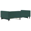 vidaXL Sofá cama nido con cajones terciopelo verde oscuro 100x200 cm