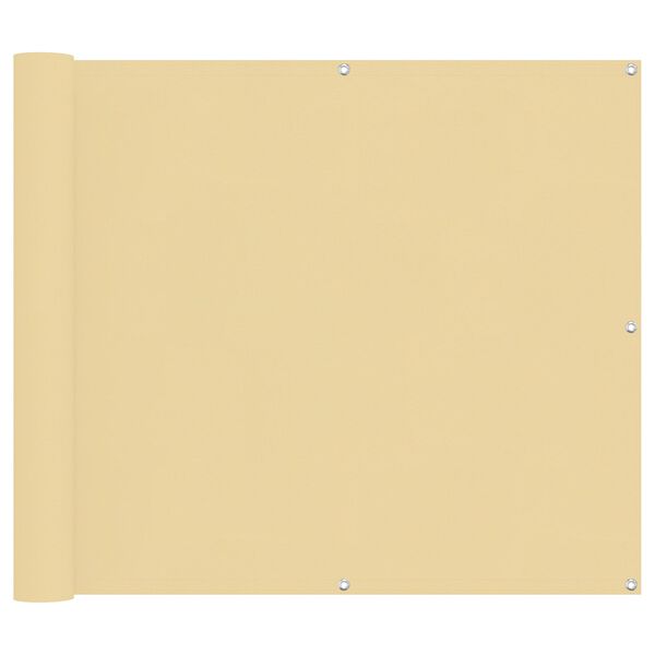 vidaXL Pantalla de Balc&oacute;n Arena 100 x 700 cm Tela Oxford