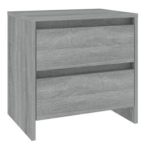 vidaXL Mesita de noche madera de ingenier&iacute;a gris Sonoma 45x34,5x44,5cm