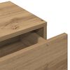 vidaXL Estante de pared cajones madera contrachapada roble artesanal
