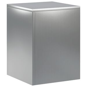 vidaXL Soporte de plantas Plateado 30 x 30 x 40 cm Acero