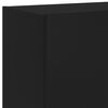 vidaXL Muebles de TV de pared con luces LED 2 uds negro 60x35x41 cm