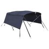 vidaXL Toldo bimini 4 arcos con paredes laterales 243x(230-244)x137 cm