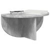 vidaXL Estante de pared Gris Concreto 38 x 19 x 19 cm
