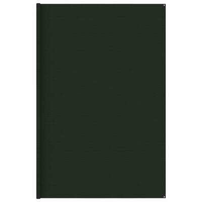vidaXL Alfombra para tienda de campaña verde oscuro 400x600 cm