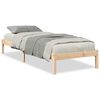 vidaXL Cama extralarga sin colchón madera maciza de pino 80x220 cm