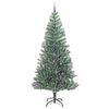 vidaXL &Aacute;rbol de Navidad Artificial Nevado con Luz LED Verde y 240 cm