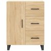 vidaXL Aparador alto madera contrachapada color roble 69,5x34x180 cm