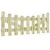 vidaXL Puertas de valla 2 uds madera de pino impregnada 150x60 cm