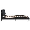 vidaXL Estructura de cama sin colch&oacute;n terciopelo negro 160x200 cm