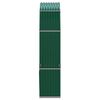 vidaXL Le&ntilde;ero de acero galvanizado verde 120x45x210 cm